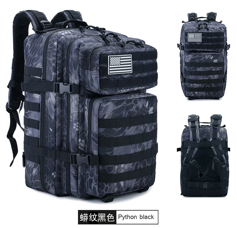 

Lupu 45l 900D Oxford Outdoor Tactical Backpack Customized Logo Oem/odm Breathable Tactic Backpack Waterproof, 17 colors, in stock