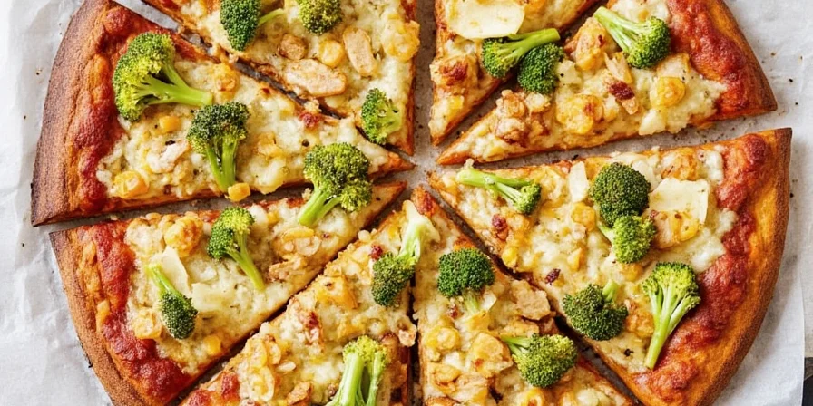 Applying spices evenly on pizza