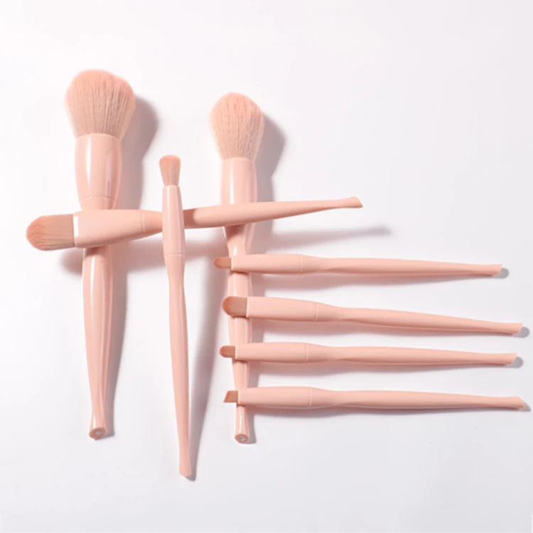 

Makeup Brush set for eyeshadow foundation blush Professional Cosmetic Brushes tools, Pink