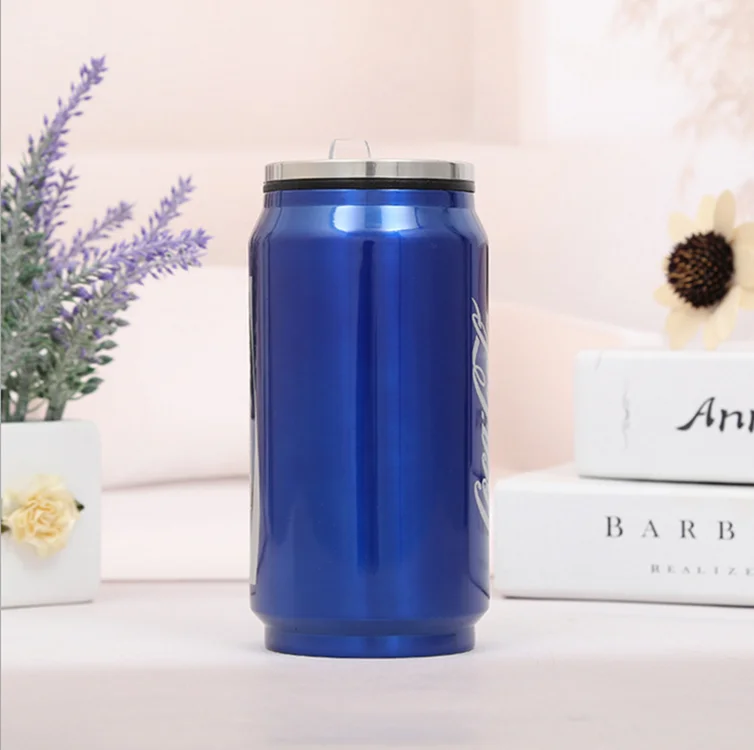

New design popular fashion insulated cup Can-shaped stainless steel vacuum flask
