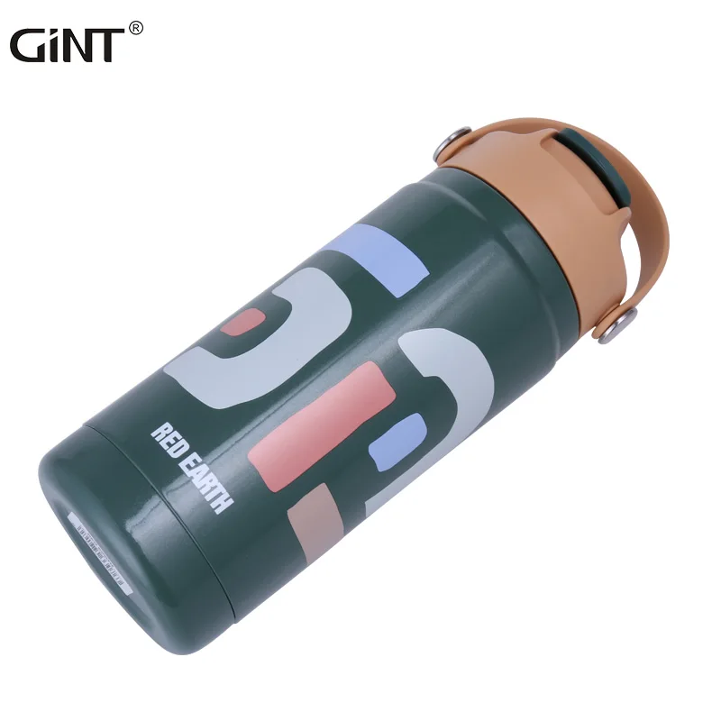 

Double wall reusable Stainless Steel coffee cup with Straw New design Vacuum Water Cup 550 ml Insulated Water Bottles, Customized colors acceptable