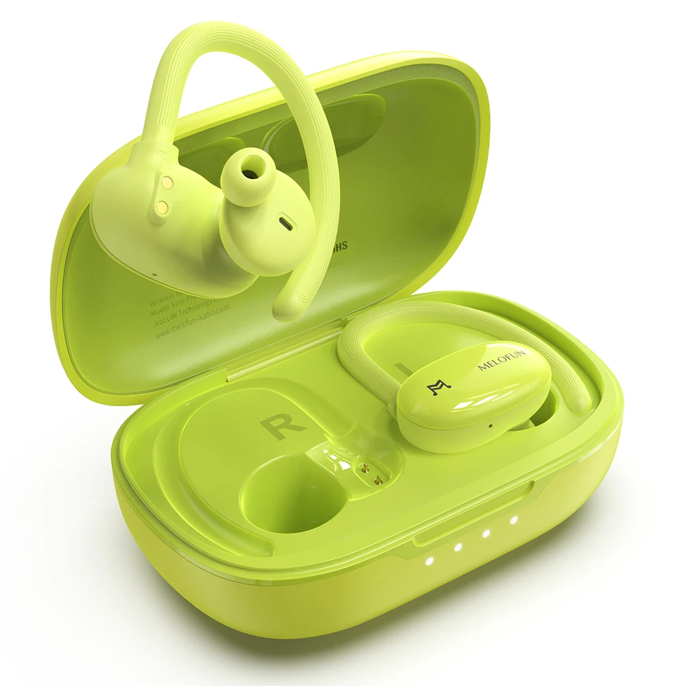 

Melofun Elite Pro Dual Driver 3D Deep Bass Earbuds Mini in Ear Bluetooth Earphone Wireless with Microphone