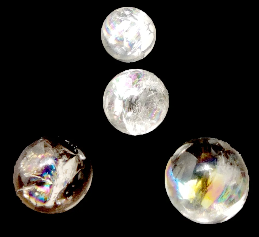 
wholesale Hot Selling High Quality natural stone broken Clear Quartz Sphere with Rainbow will bring sweet love for selling 