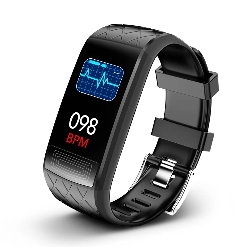 

Dropshipping ECG+ HRV lorenz plot analysis heart rate monitoring touch screen Android and IOS online ip68 smart band V3E