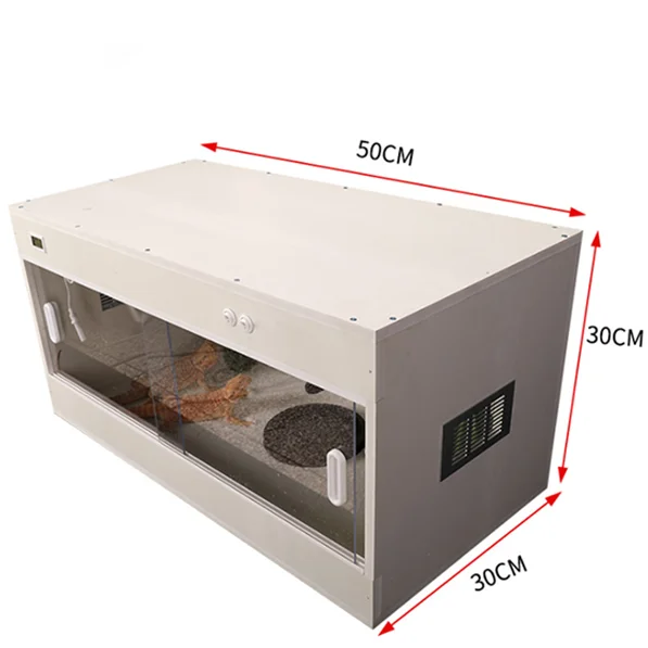 

Manufacturer Wholesale Acrylic PVC Reptile Terrarium Cage Thermostat Incubator Box Case