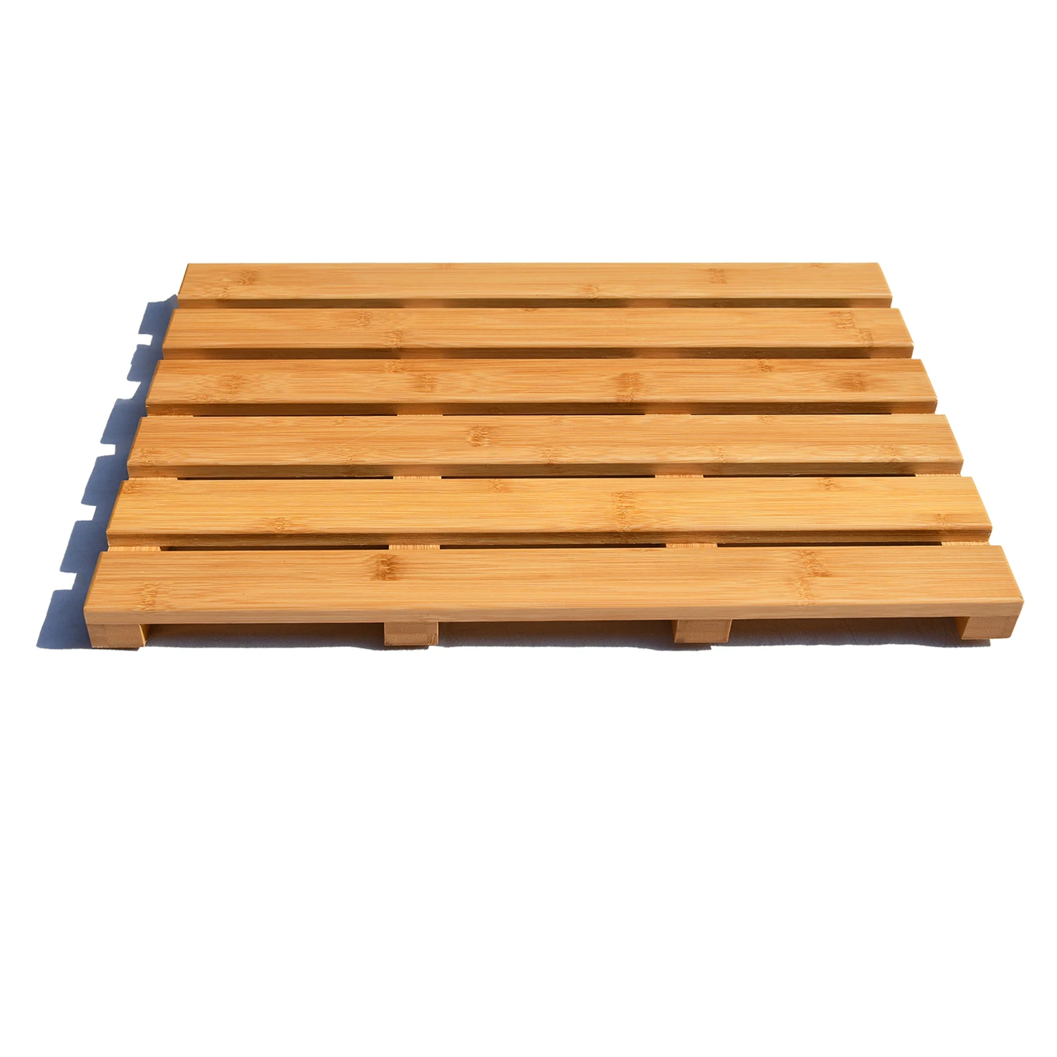

Non-Slip Mold Resistant Bamboo Bath Shower Mat for Indoor Outdoor Spa RelaxationBathroom Rug