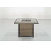 50000BTU backyard High quality Outdoor Aluminum rattan fire pit table wicke base for outdoor heater