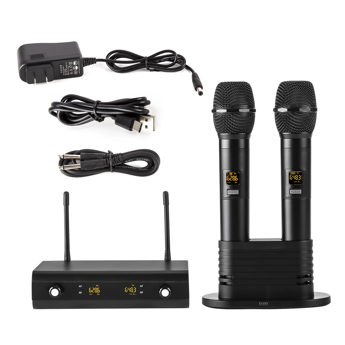 

Wholesale Professional Rechargeable UHF PLL Wireless Microphone For Singing conference system