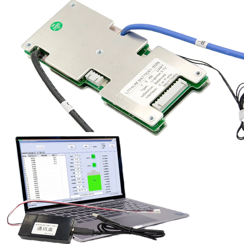 

Jbd Bms 24V 36V 20A Lithium Ion Battery Pack 30A 40A 50A Bms 6S 7S 8S 9S 10S Smart Bms With Rs485 Uart