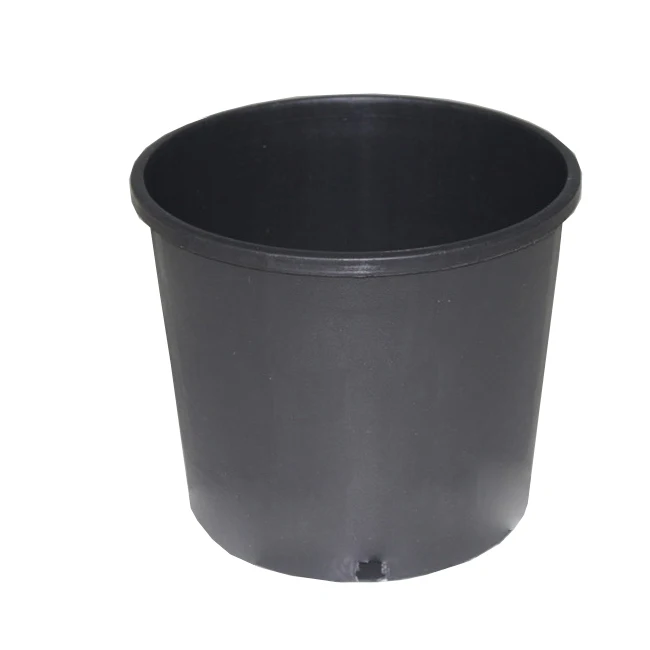 

Wholesales Factory Black 50 Gallon Pot First Used Plastic Nursery Pots for Garden Floor Seedle, As picture or customized