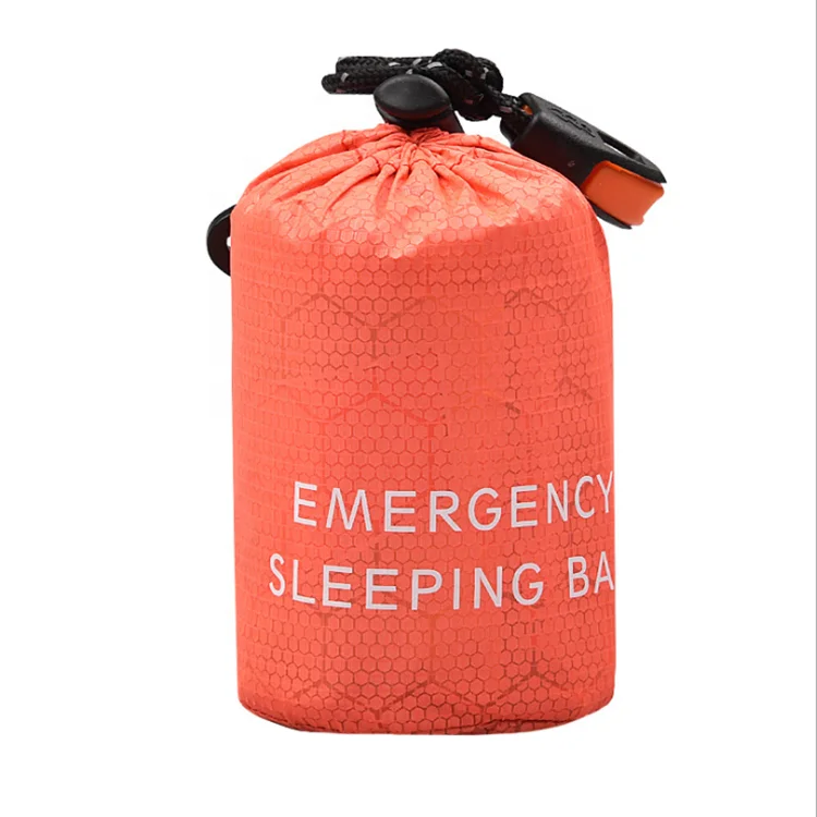 

Waterproof Outdoor Travel Camping Bivvy Emergency Survival Adult Envelope Sleeping Bag, Orange