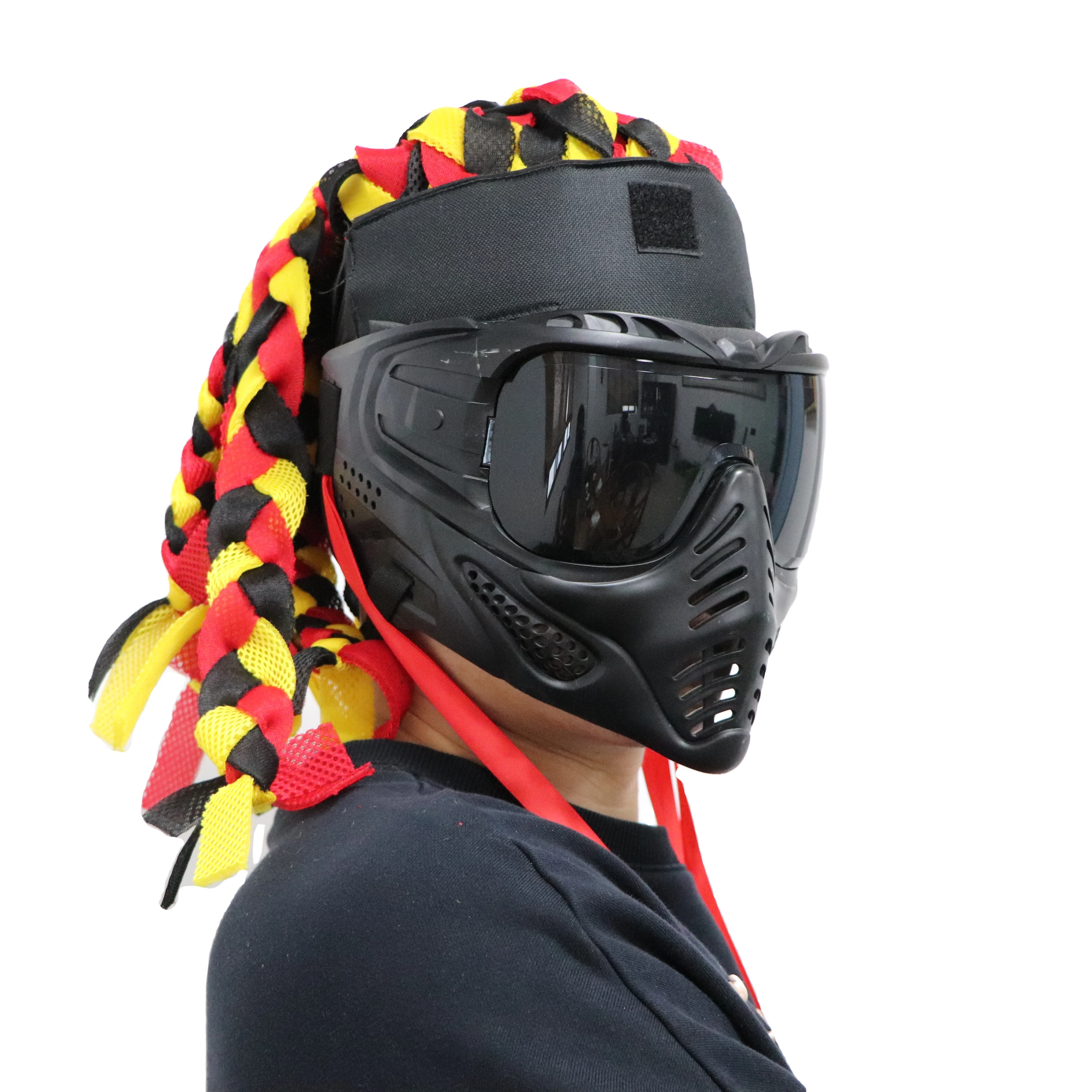 

2021 Wholesale Tactical headband dreadlocks live CS Indian dreadlocks helmet