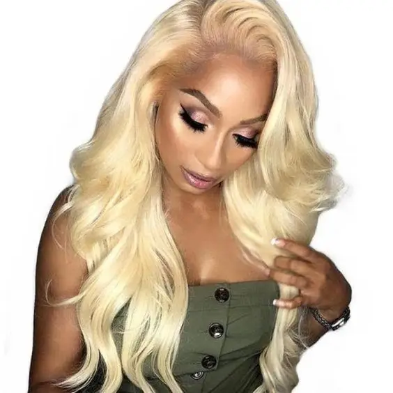 

100% Brazilian Human Hair wig 13x6 Transparent HD Lace Front Wig Raw Remy 613 Honey Blonde Body Wave Lace Front Human Hair Wigs