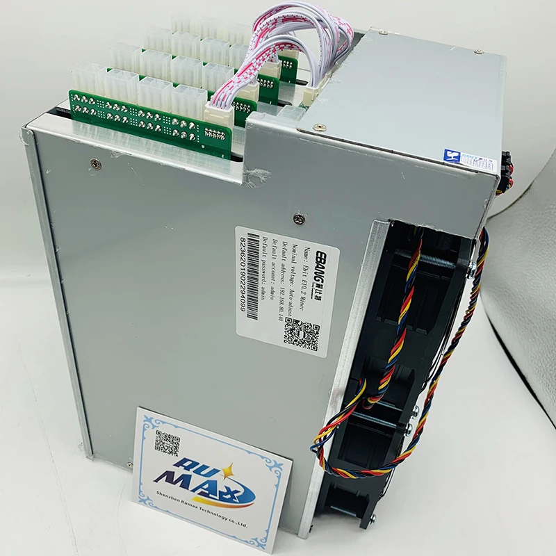 

Rumax 2021 Ready to Ship Blockchian Miner Ebang Ebit Used E10.3 24T 2700W Bitcoin Miner with PSU