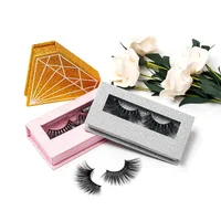 

Quick Delivery Top Quality Synthetic Silk Eyelashes Premium Silk Eyelash 25mm Long