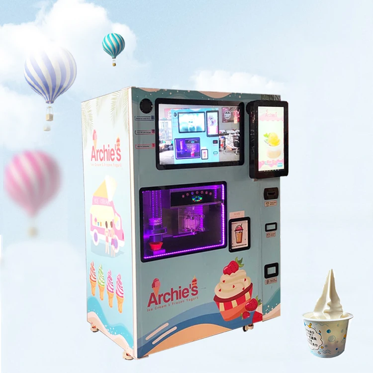 Coin Operated Automatic Soft Ice Cream Vending Machine For Sale Buy
