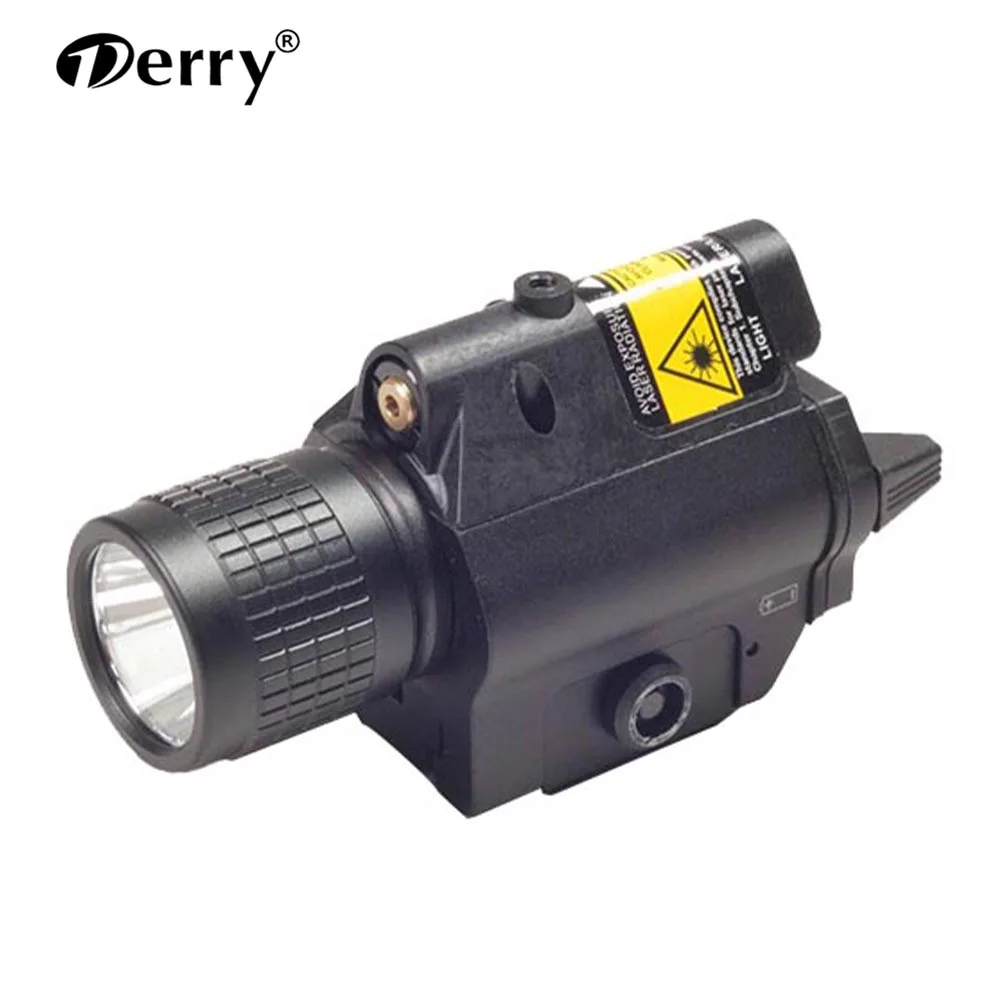 

Derry Optic 200Lumen Laser Handgun Light for Picatinny Rail Tactical Weapon Light with Red/Green Beam