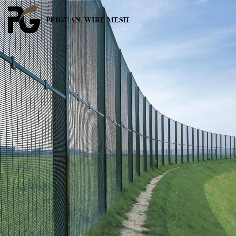 

High Security Fencing Clear View Fence Security 358 Anti Climb Fence, Ral colors