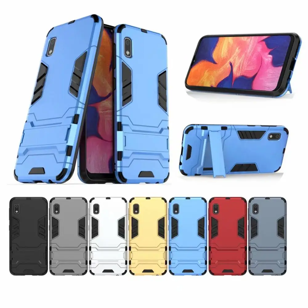 

Highly Quality 2 in 1 Heavy Duty Hybrid Armor Case TPU Hard PC Slim Back Cover Case For Samsung Galaxy A10E/A20E, As pictures