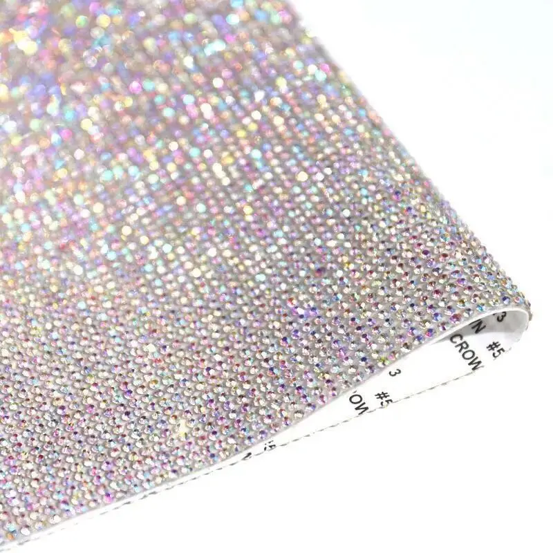 

Wholesale 24*40cm Self-adhesive Crystal Rhinestone Sheet for DIY CraftsHome Decoration