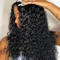

Wholesale 360 wigs front lace water wave curly wigs for black women full lace human hair virgin brazilian lace front wig