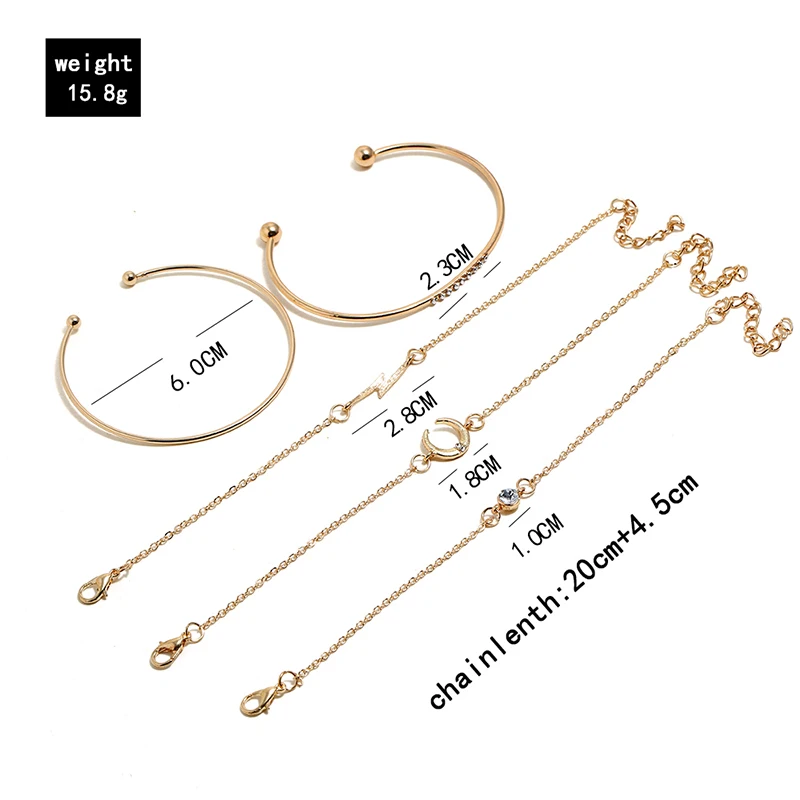 Fashion Mexican Gold Bracelets Set For Women Wholesale N99136 - Buy ...