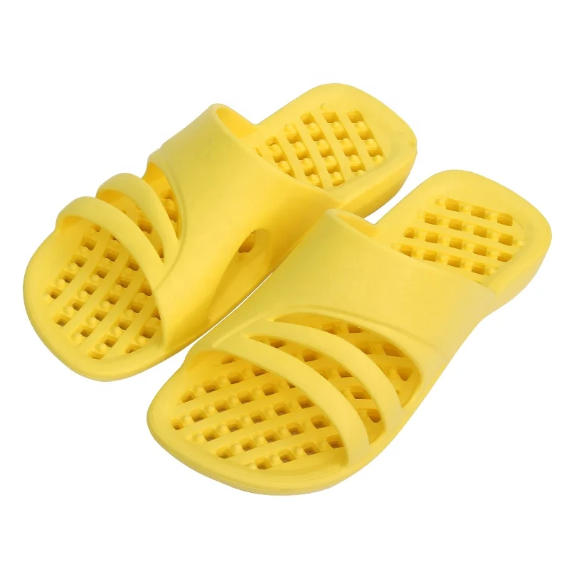 

EVA massage slippers health foot massage slipper, Yellow