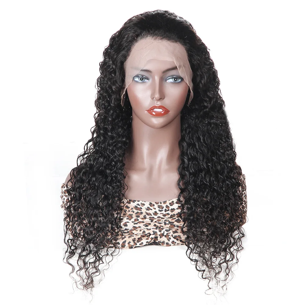 

good quality hot selling 100% human hair kinky curly wig can be dye