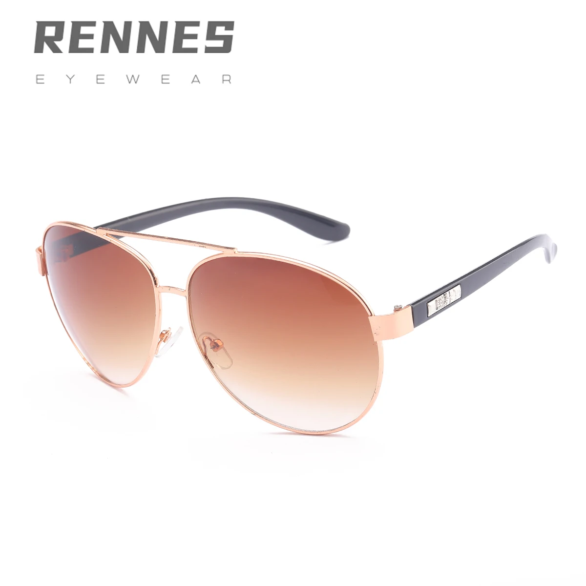 

RENNES [Non-RTS] Retro Vintage Big Frame Metal Double Bridge Ray Band Pilot Sunglasses For Men UV400