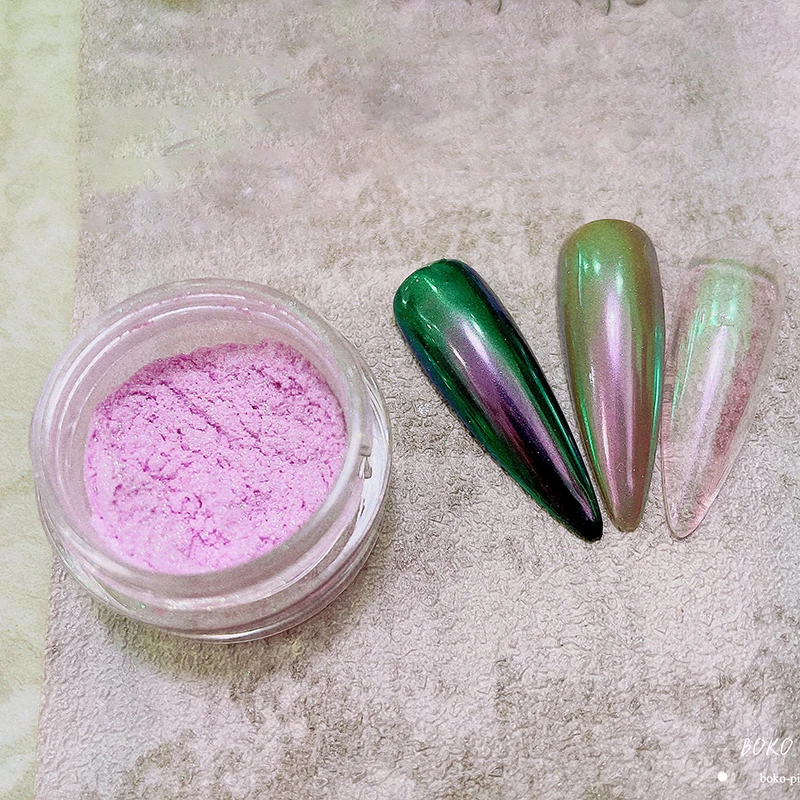 

Holographic Nail Powder Chrome Laser Mirror Powder Dust