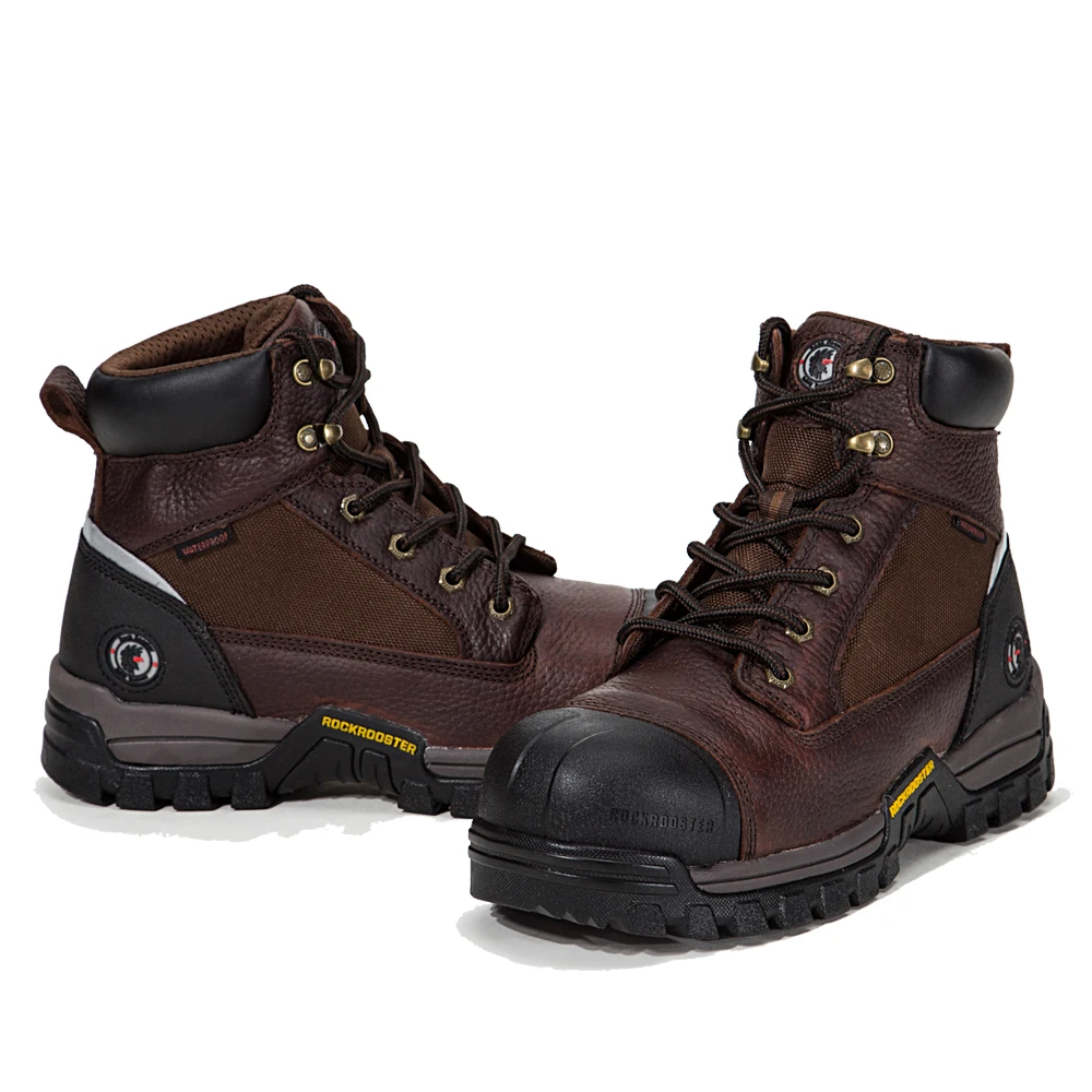 

Genuine Leather Waterproof Safety Shoes Composite Toe Work Boots Puncture Proof Eh Safety Boots Puncture Proof Eh Safety Boots