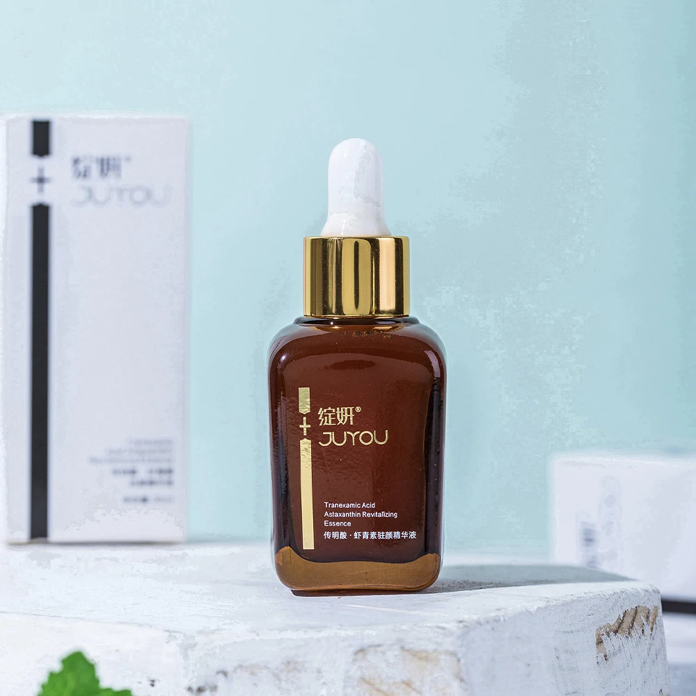 

JUYOU GMP Factory No Greasy Brightening Anti-Wrinkle Whitening Skin Tranexamic Acid Astaxanthic Serum