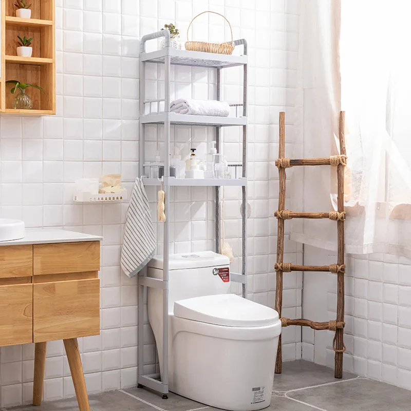 

Wholesale Multifunction Toilet stand Corner Shelf Space-Saving modern 3 layers toilet bathroom storage shelf rack