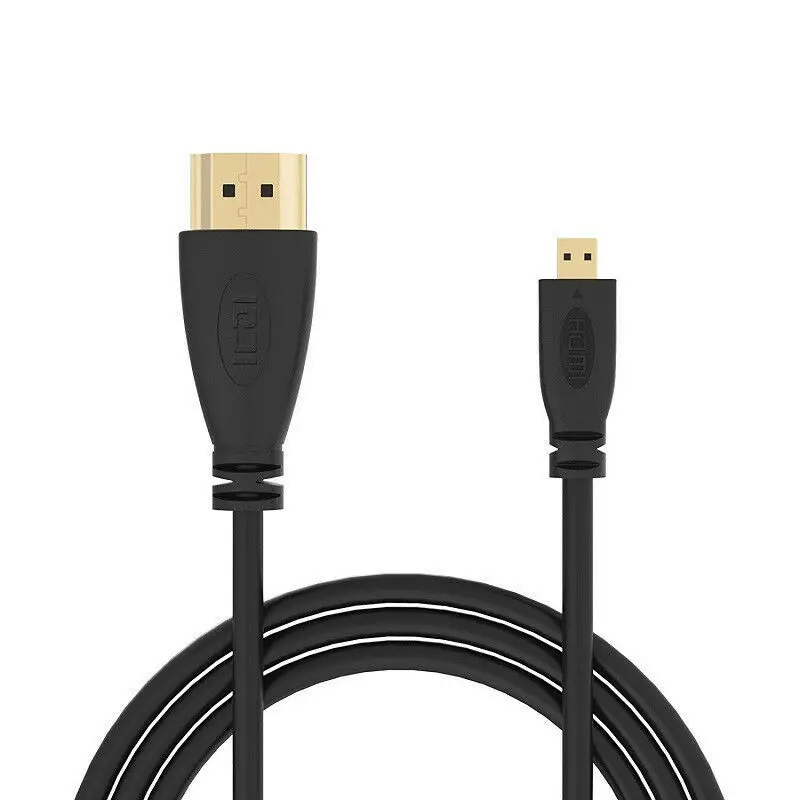 Micro HDMI Male D to HDMI male A Jack Adapter Cable Convertor Nice 1080P HDMI Cable - ANKUX.COM
