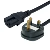 Detectable Cord Bs1363a 1.5M Extension Socket Uk British 10A 250V Ac C15 Computer Power Cable