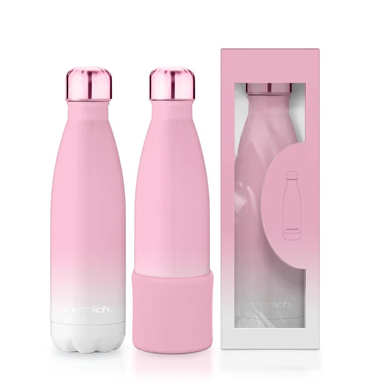 

2022 Hot sales wholesales Custom Logo 500ml 750ml Cola Shaped Vacuum Thermal Insulated Stainless Steel Water Bottle, Customized color acceptable