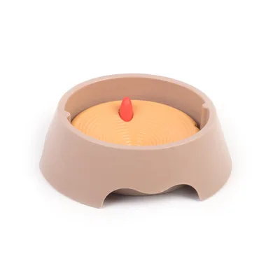 

Hot Products anti-choking pet bowl ready to ship 10pcs free shipping, Khaki
