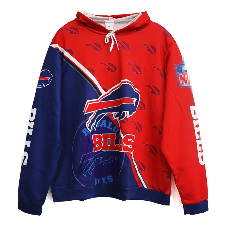 

Custom NFL Football 3D Printing Sports Pullover Hoodie Sweatshirts, Mix color