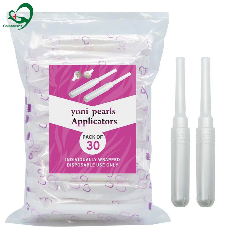 

High quality feminine hygiene plastic pearl applicator