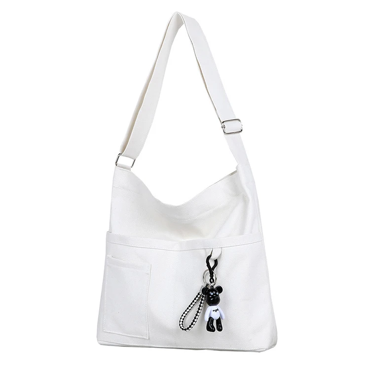 

2022 new arrivals factory direct sell custom logo white cotton tote bags ladies shopping bag canvas women's tote bags