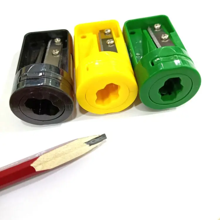 

7 inch Carpenter pencils and sharpener Set jumbo square pencil with sharpener, Customized color