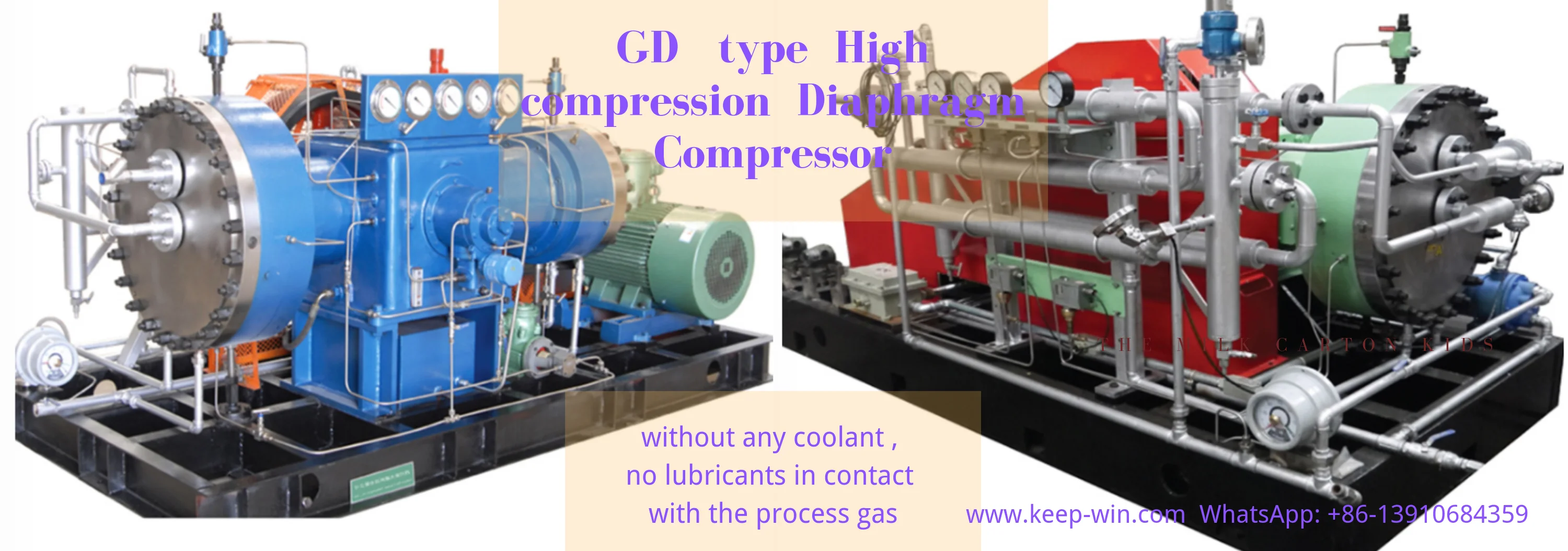 
60Nm3 20 Mpa CO2 gas booster Compressor high pressure CO2 diaphragm compressor 