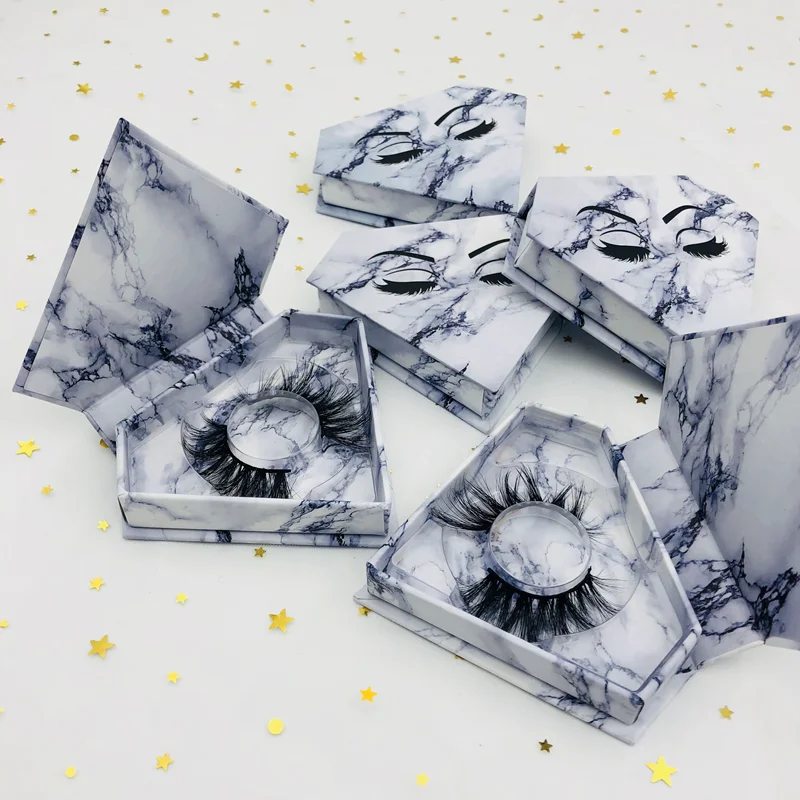 

Private Label 25MM Mink Eyelashes Premium Mink Lashes With Diamond Shape Custom Eyelash Packaging Lashbook, Natural black mink eyelashes