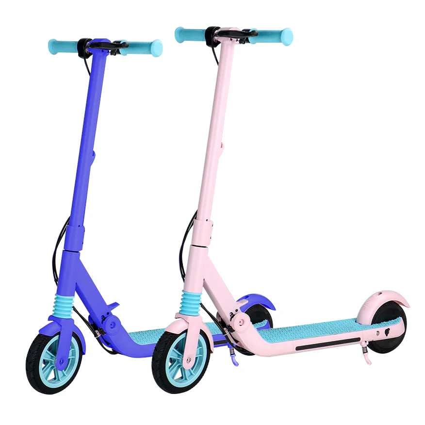 

New arrival European warehouse balancing scooters for kids folding mobility scooter for children, Blue/pink/black