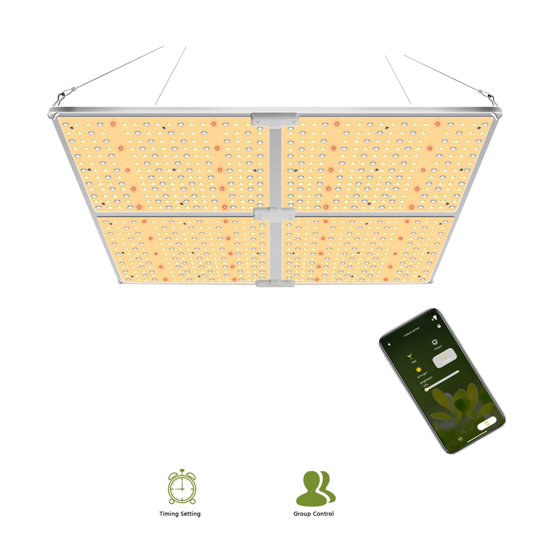 Free Shipping Stock In USA APP Group Control 600W 450w 220w 110w Daisy Chain Samsung Lm301b LED Grow Lights For Indoor Plants