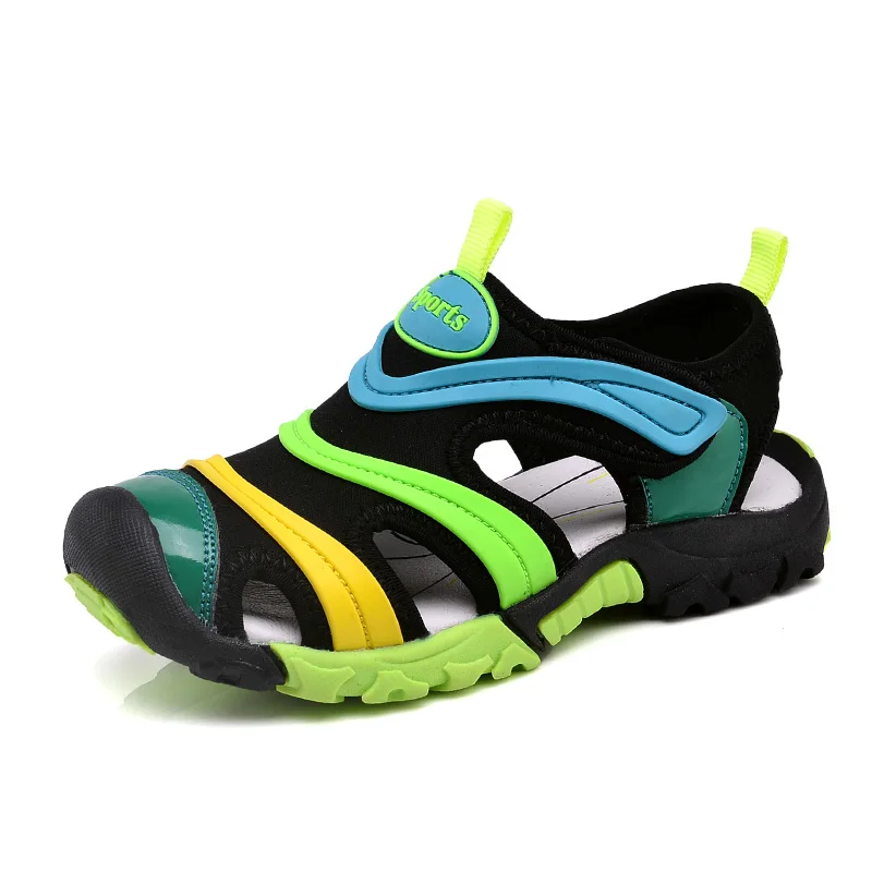 
2019 Hot Sale Closed Toe Fashion Baby Children Kids Sport Sandals Shoes for Boys and Girls 