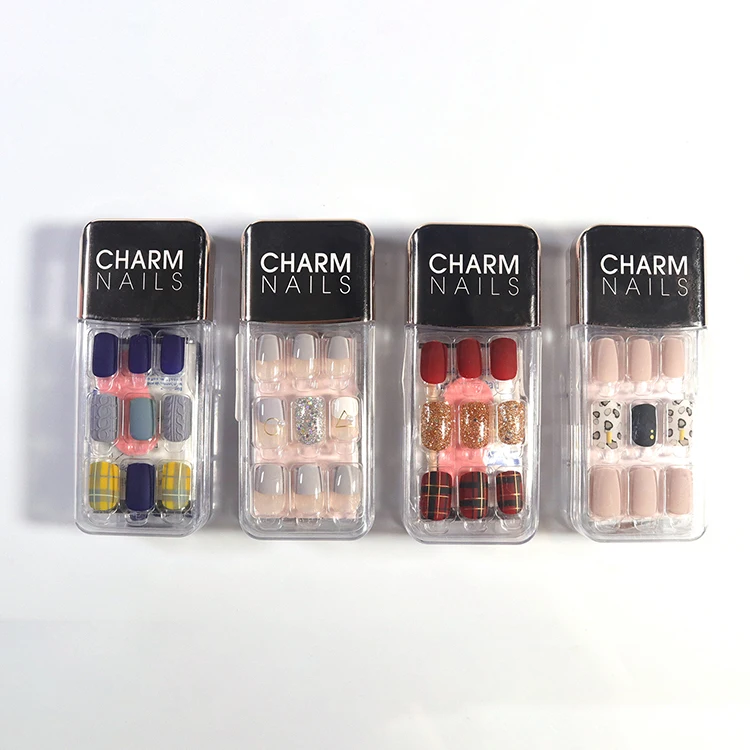 

Christmas decorative manicure supplies wholesale clear stiletto artificial fingernails false press-on nails tips natural 500 pcs, As shown in the pictures