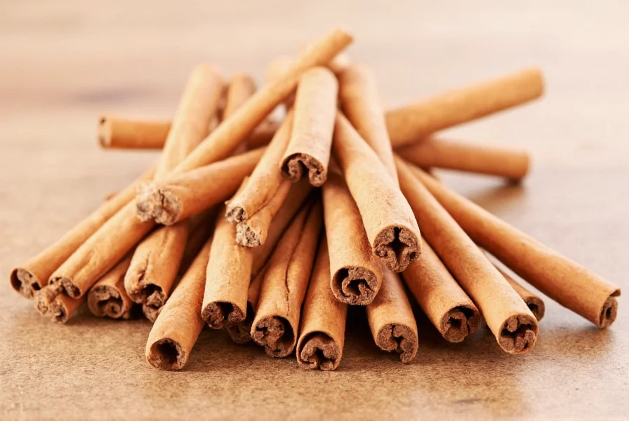 Side-by-side comparison of cinnamon sticks and ground cinnamon in cooking applications