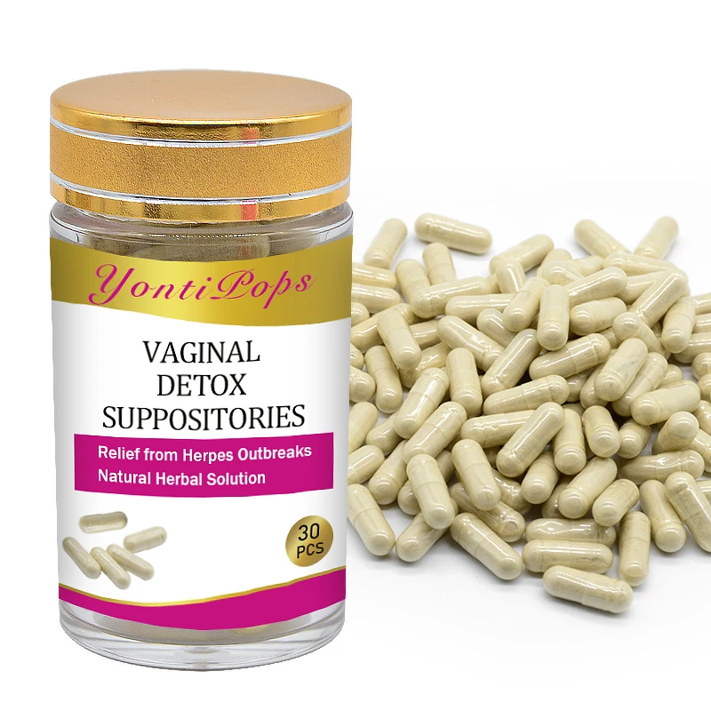

100% Pure Yoni Pops Fast Relief Vegan Capsule Boric Acid Vaginal Suppositories
