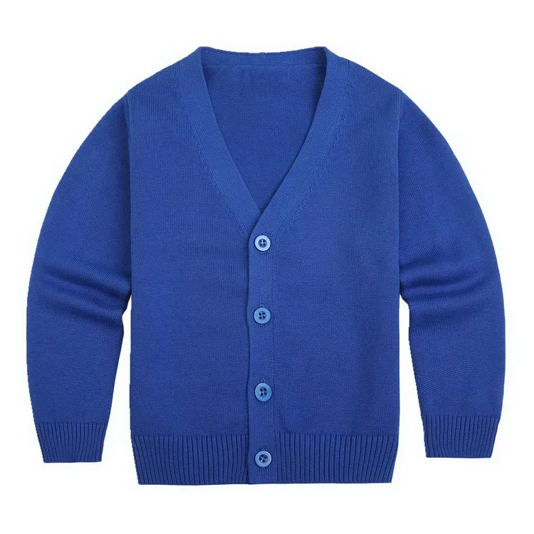 
Black Wool / Polyester V Neck Kindergarten Kids Primary Secondary High Girls Boys School Sweaters Uniform 